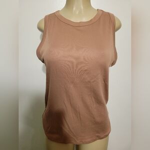 A New Day Sleeveless Tank Brown Summer Spring XXL